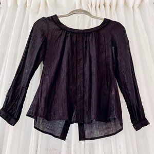 Puff-sleeve Blouse
